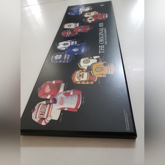 NHL the original six hockey teams and arenas plaques - Picture 2 of 4